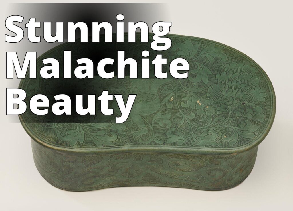 Pillow with Incised Decoration - a green lac lac lace box with floral design
